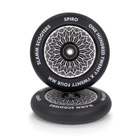 Spiro Hollow Core Scooter Wheel and Bearings - Black