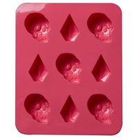 Stone Ice Cube Tray - Scream Magenta