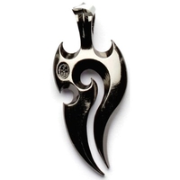 Summer Fern Black Pendant