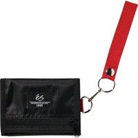 Tag Trifold Black Wallet
