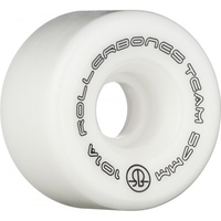 Team Logo 101a 57mm Artistic Roller Skate Wheels - White
