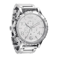 The 51-30 Chrono Watch - High Polish/White - SALE - 40% Off