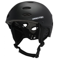 The Ace Wake Rescue Helmet - Rubber Black