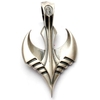 The Flyer Silver Matte Pendant