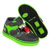 Tornado Dark Grey/Light Grey/Green Heely Shoe