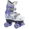 Trans 400 White/Lilac Quad Roller Skates