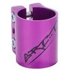 Triple Collar Clamp - Anodised Purple