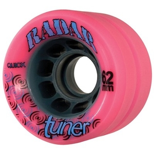 Tuner 62mm Derby Roller Skate Wheels- Pink