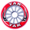 Ultra High Rebound Red/Silver 100mm/78a Scooter Wheels
