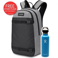 URBN Mission 22L Backpack - Greyscale + FREE DAKINE HYDRO FLASK