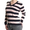 V-neck Fine Knit Girls Sweater