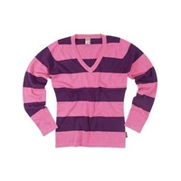 V-Neck Fine Knit Sweater