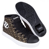 Veloz Black/Gold/Hearts Kids Heely Shoe
