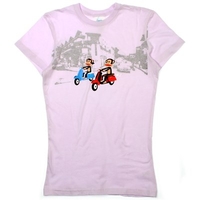 Vespas S/S Tee - Ice Purple