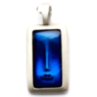 Visage 3 Blue Pendant