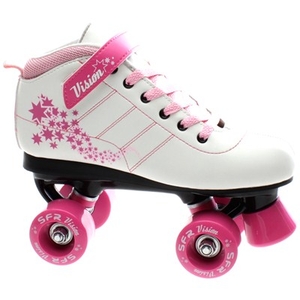 Vision Pink Kids Quad Roller Skates
