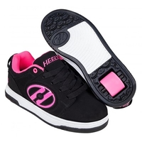 Voyager Black/Pink Kids Heely Shoe
