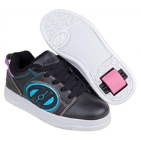 Voyager Black/Pink/Rainbow Foil Kids Heely Shoe
