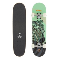 Woodcut Seed 7.25 Mini Complete Skateboard - Green