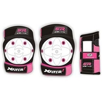X-Fitter Kids 3 Pad Set - White/Pink