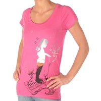 Yo Yo Universal SS Sheer Pink Tee