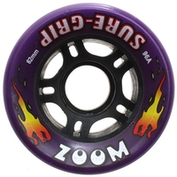 Zoom Neon Purple 62mm Roller Derby Skate Wheels