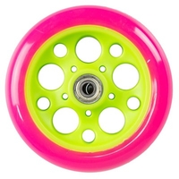 Zycom 125mm front wheel - Pink/Lime