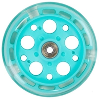 Zycom 125mm Light up front wheel - Teal