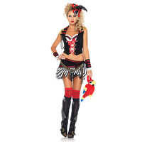 3 Piece Plank Walking Pirate Costume Set