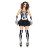 3 Piece Sexy Skeleton Costume Set