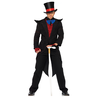 6 Piece Evil Mad Hatter Costume Set