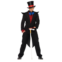 6 Piece Evil Mad Hatter Costume Set