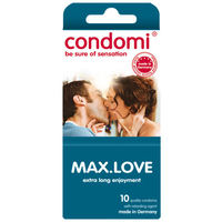 Condomi Max Love Condoms (10 pack)