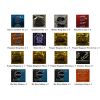 Large Size Condoms Trial Pack (16 Pack)