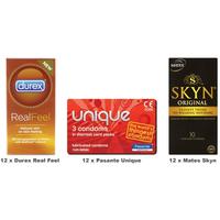 Non Latex Condoms Value Pack (36 Pack)