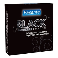 Pasante Black Velvet Condoms (12 Pack)