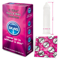 Skins Dots & Ribs Bulk Condoms (500 Pack)