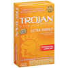 Trojan Ultra Ribbed Spermicidal Condoms (12 Pack)