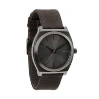 Nixon Watch Nixon Time Teller Canvas Watch - All Gunmetal Brown Taupe