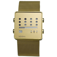 Nooka Watch Nooka ZOT-V Gold Watch - Mesh Strap