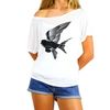 Rapanui T-Shirts Rapanui Swallow Eucalyptus Top - White