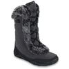 The North Face Shoes North Face Womens Nuptse Fur IV Demi Boot - Dark Shadow Grey Herringbone TNF Black