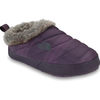 The North Face Shoes North Face Womens Nuptse Tent Mule II Fur - Baroque Purple Plaid Graphite Grey