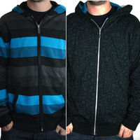 Volcom Hoody Volcom Potential Reverseable Zip Hoody - Cyan