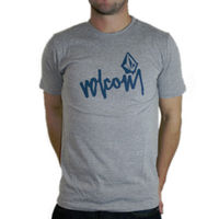 Volcom T Shirt Volcom Tag Slim Fit T Shirt - Grey