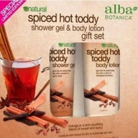 Alba Botanica Spiced Hot Toddy Shower Gel 118ml & Body Lotion 113g Gift Set