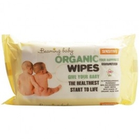 Beaming Baby Organic Baby Wipes Unfragranced 72 Wipes