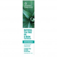 Desert Essence Tea Tree Toothpaste Wintergreen & Neem 185ml