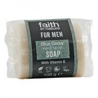 Faith In Nature Faith For Men Blue Cedar Soap 100g