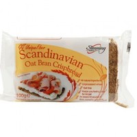 GG Crispbread Scandinavian Oat Bran Crispbread 100g